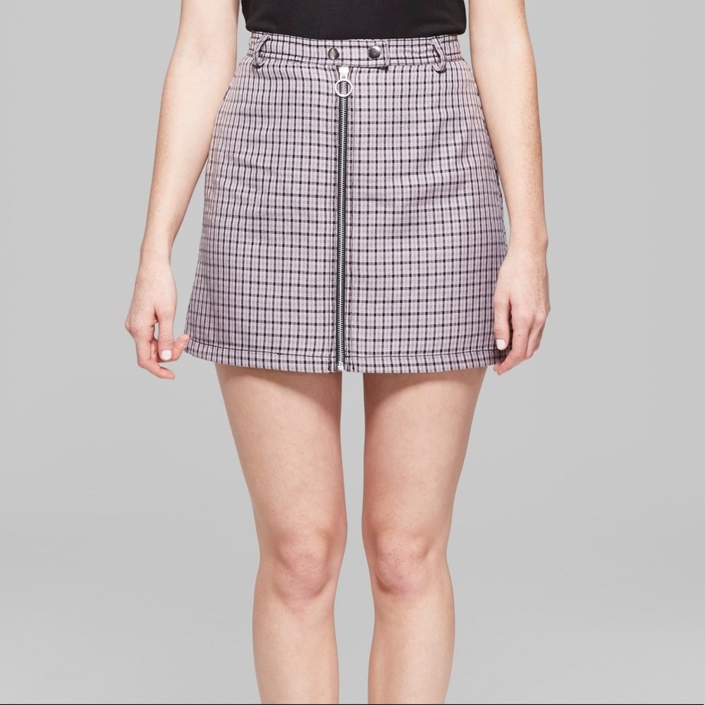 Wild Fable Plaid Mini Skirt